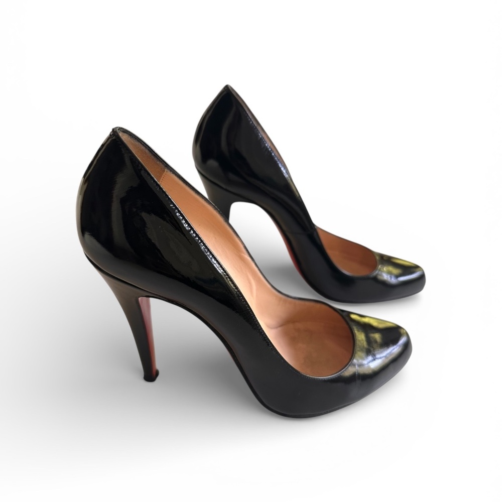 Christian Louboutin Black Patent Leather Pumps